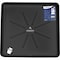 American Built Pro Washing Machine Pan, 30 in x 28 in, Durable Plastic, Black, Undrilled w Drain Hose Adapter WMSP-B1Und - alternate 1